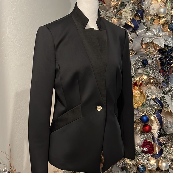 TED BAKER,BLACK TUXEDO STYLE JACKET - Picture 14 of 14